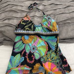 Trina Turk Multicolor Bikini Top